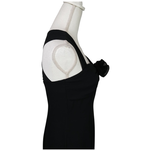 Jessica McClintock Gunne Sax VTG SZ 7/8 (Fits like 6) Black Evening Wear Dress - Picture 6 of 9